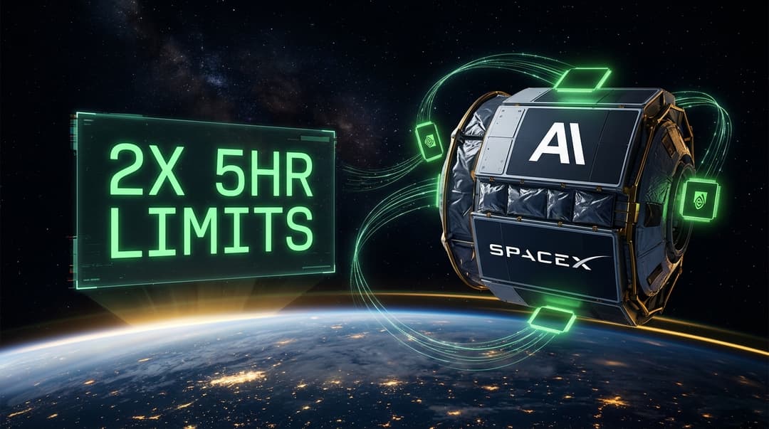 Claude Code rate limits doubled + SpaceX 220K GPU deal | WotAI