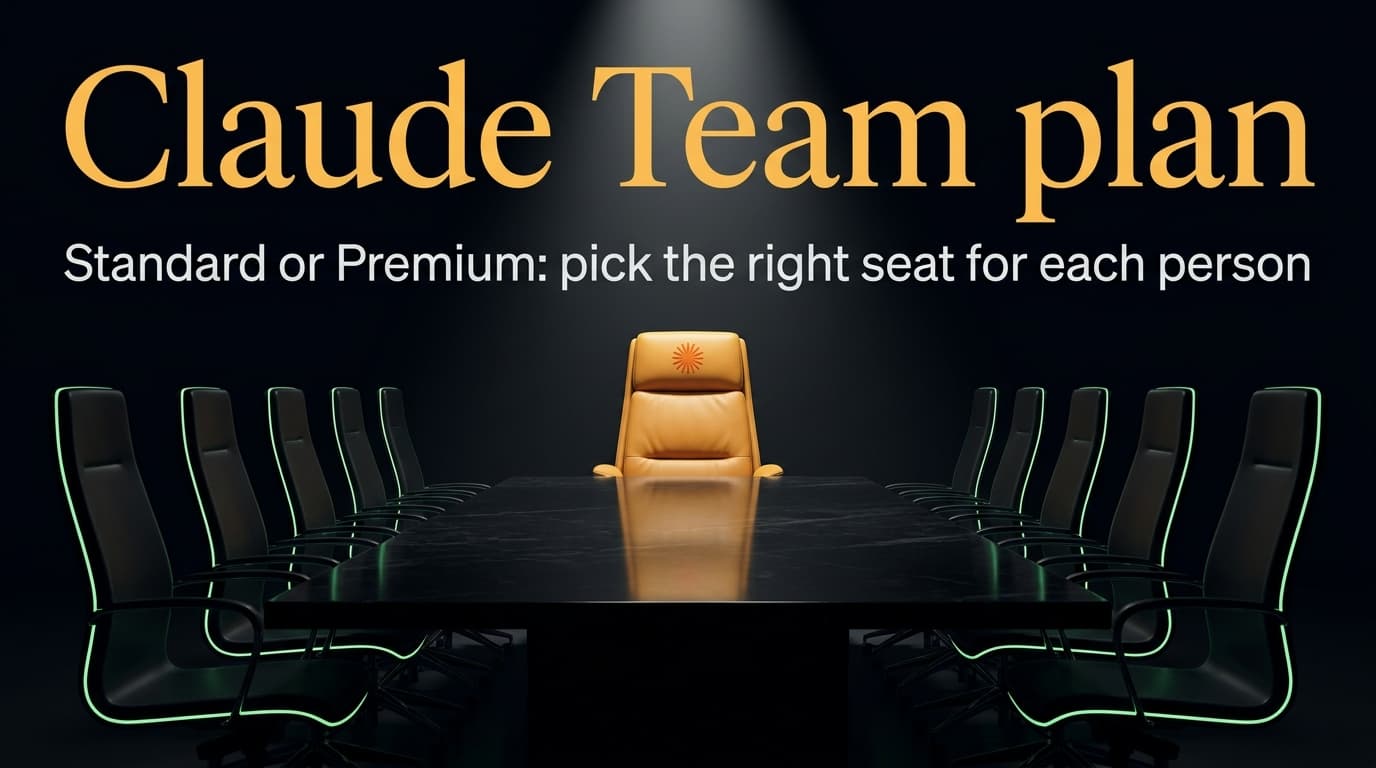Claude Team plan: pricing, seats and how to set it up (2026)